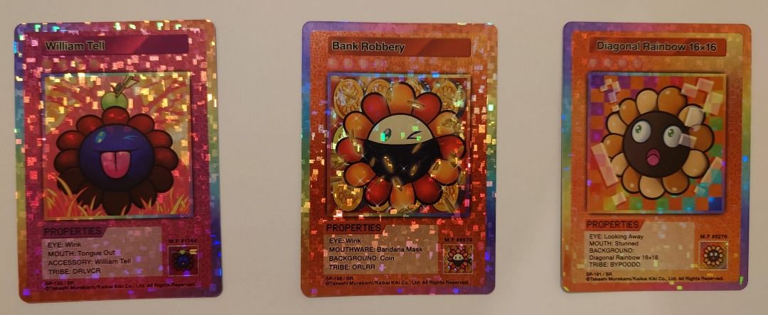 村上隆花花卡108 flowers revised SR卡trading card, 興趣及遊戲