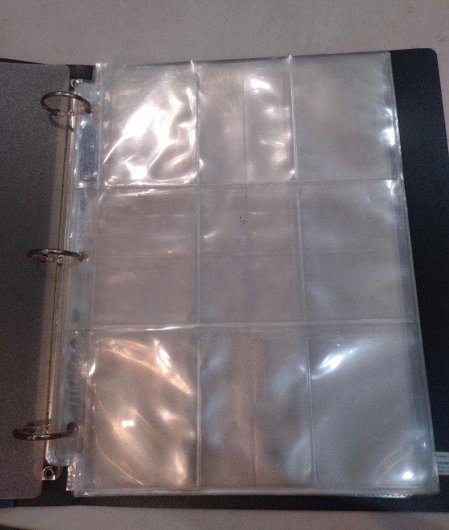 A4 Photocard Card Binder 3-Ring (Category: Stationery & School Supplies) located in Cagayan de Oro. Submitted by jzgozzz (Listing ID 1324690338, Image 2). Description: with 14 sleeves already included 12 9-pocket / 1 4-pocket / 1 3-pocket used but not abused, can send more pics upon request..