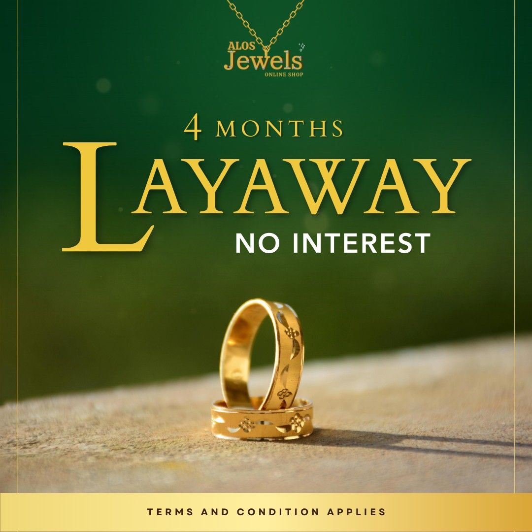 All items are open for LAYAWAY no interest (Category: Announcements) located in Manila. Submitted by alosjewelsonlineshop (Listing ID 1324632031, Image 1). Description: * subject to terms and conditions* Please message us for more information.