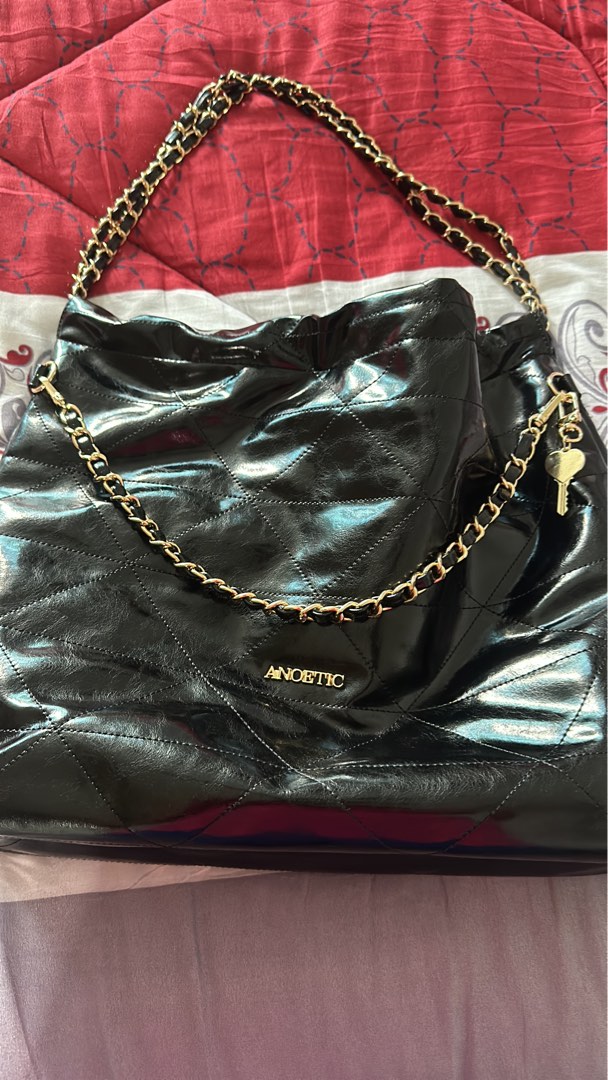 人気★ANOETIC★ANC DRAW CHAIN SHOULDER BAG MUSINSA | ANOETIC ANC DRAW CHAIN SHOULDER BAG_BLACK
