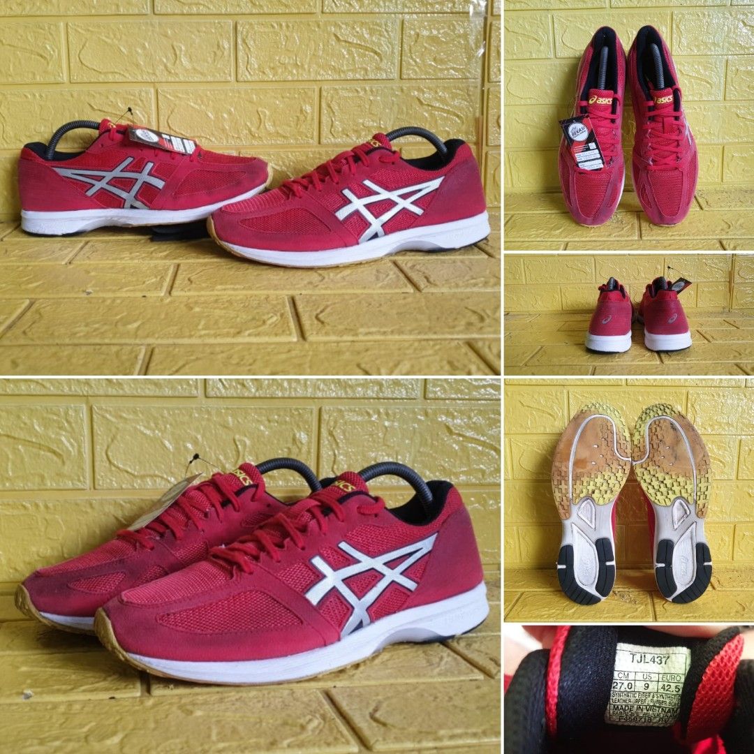 ASICS LYTERACER TS 7 Size 42.5 27 cm SECOND ORIGINAL Fesyen Pria Sepatu Sneakers di Carousell