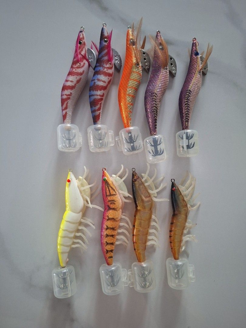 Assorted Egis (Category: Fishing) located in Singapore. Submitted by tetryo (Listing ID 1324622708, Image 2). Description: Beautiful and striking colours size 3.5 $3 each size 3 $2 each.