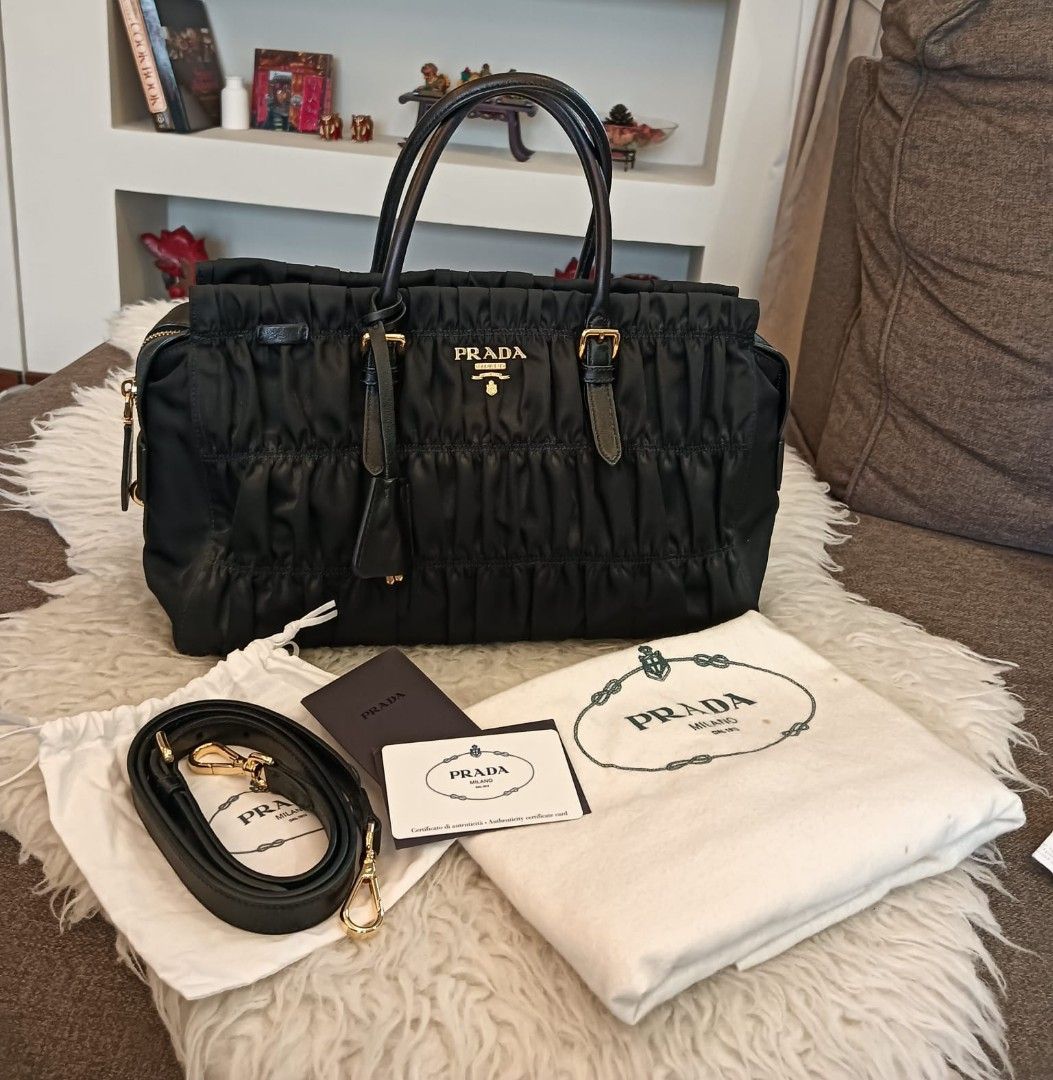 Luxury Handbag Malaysia Tessuto Gaufre Prada Tessuto Gaufre