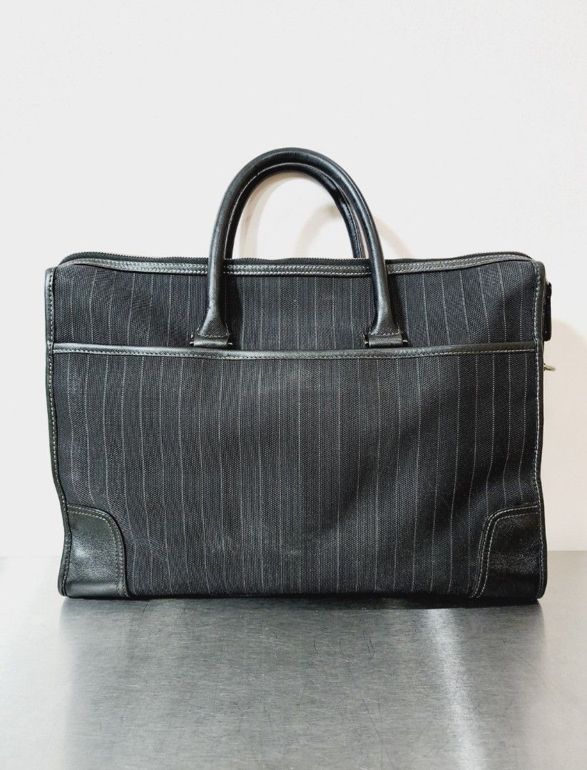 Canvas leather laptop bag hot sale