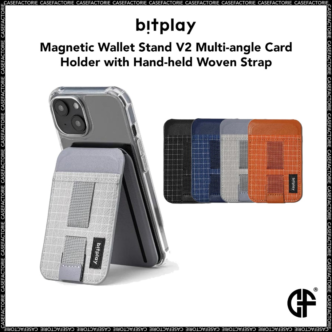 Bitplay Magnetic Wallet Stand V2 Multi-angle Card Holder with Hand-held ...