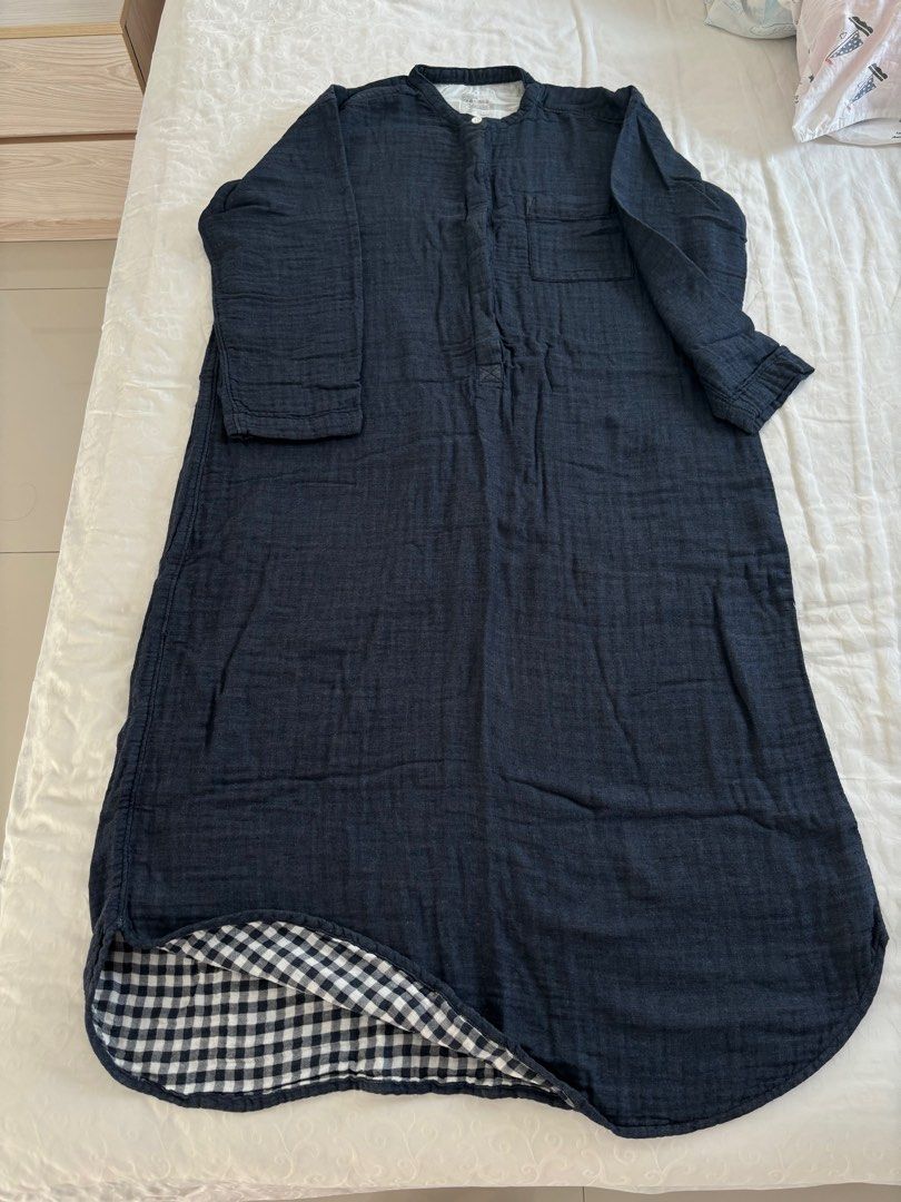 BN Muji Pyjamas/Pajamas Dress (Blue), Women's Fashion, New