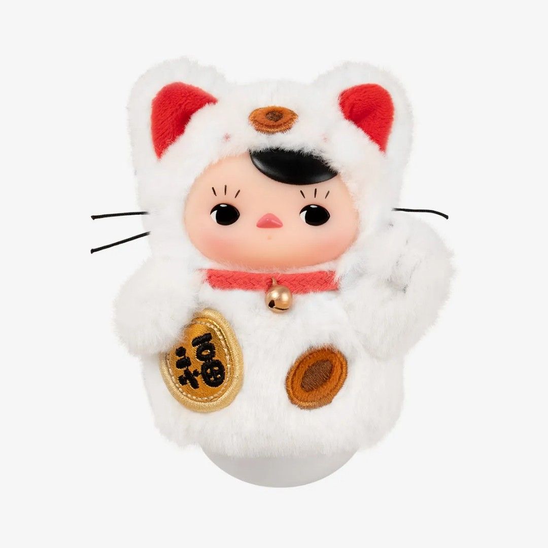 [BRAND NEW! POPMART] POPMART PUCKY ROLY POLY KITTY VINYL FACE PLUSH ...