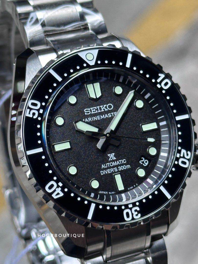 Brand New Seiko Prospex Marine Master MM300 Black Dial Automatic Divers SBDX065 SLA079J1 Men s Fashion Watches Accessories Watches on Carousell