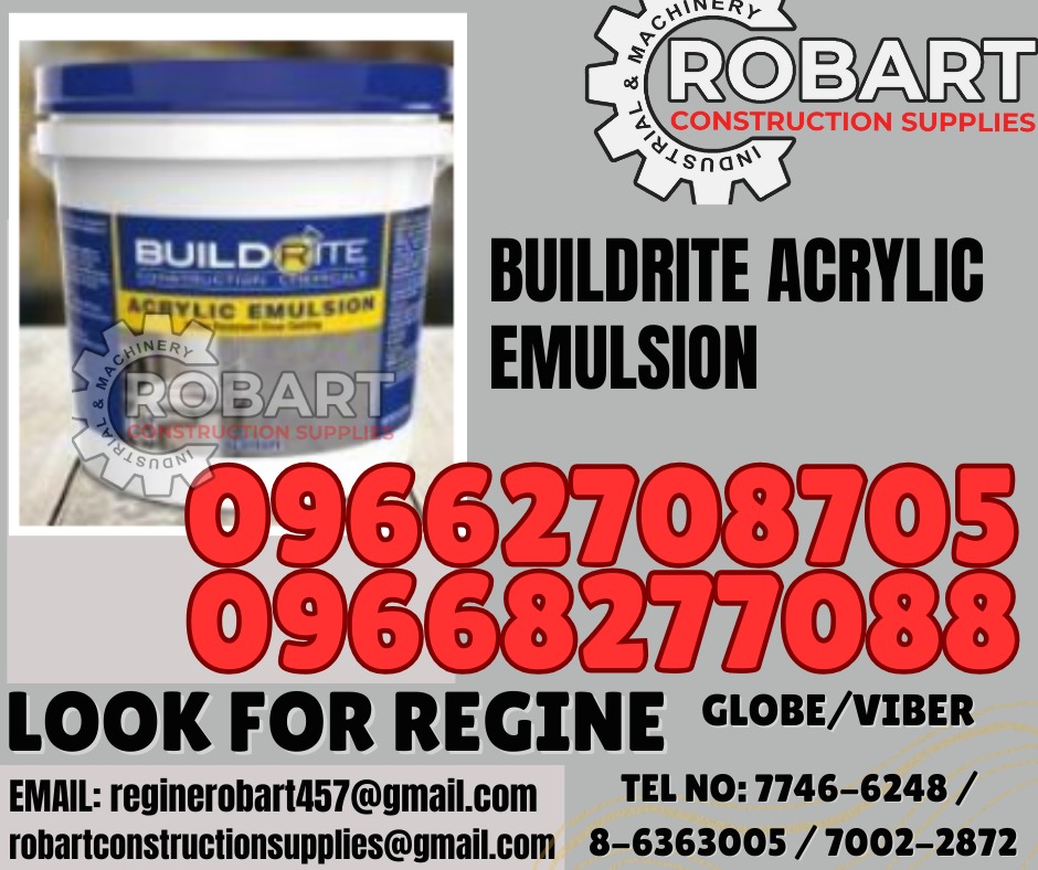 BUILDRITE ACRYLIC EMULSION, Commercial & Industrial, Construction Tools ...