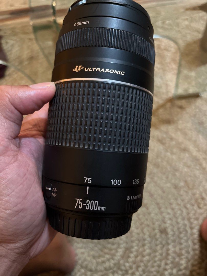 Canon 75-300 III USM (Category: Lens & Kits) located in Quezon. Submitted by leodelfin (Listing ID 1324707032, Image 1). Description: No issues Clean glasses Bihira lang nagamit.