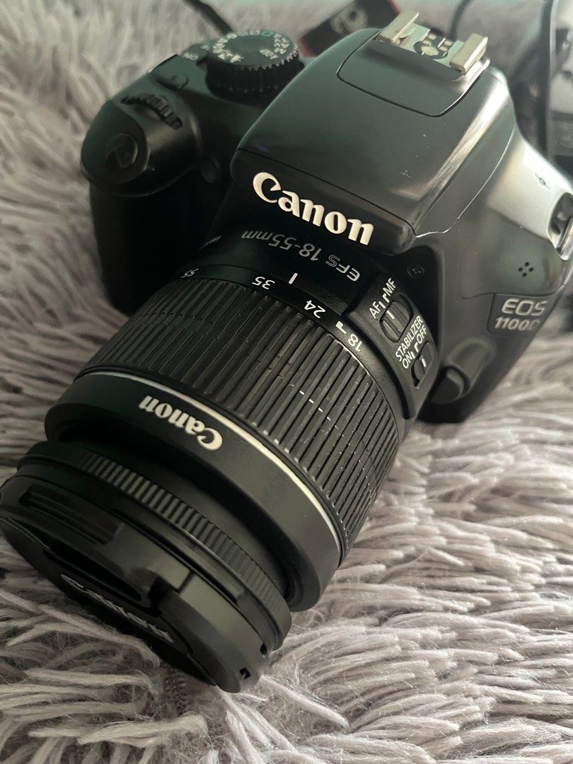 Canon EOS 1100D (Category: Cameras) located in Manila. Submitted by jillai_208 (Listing ID 1324564767, Image 1). Description: RFS: Decluttering MOP: Gcash Issue: See last photo - dark edges Inclusions: Camera, Bag, battery, charger, extra lenses FOR MEET UP ONLY (see meet-up locations below) Must be scheduled as I am an office worker and may not have enough free time on weekdays..