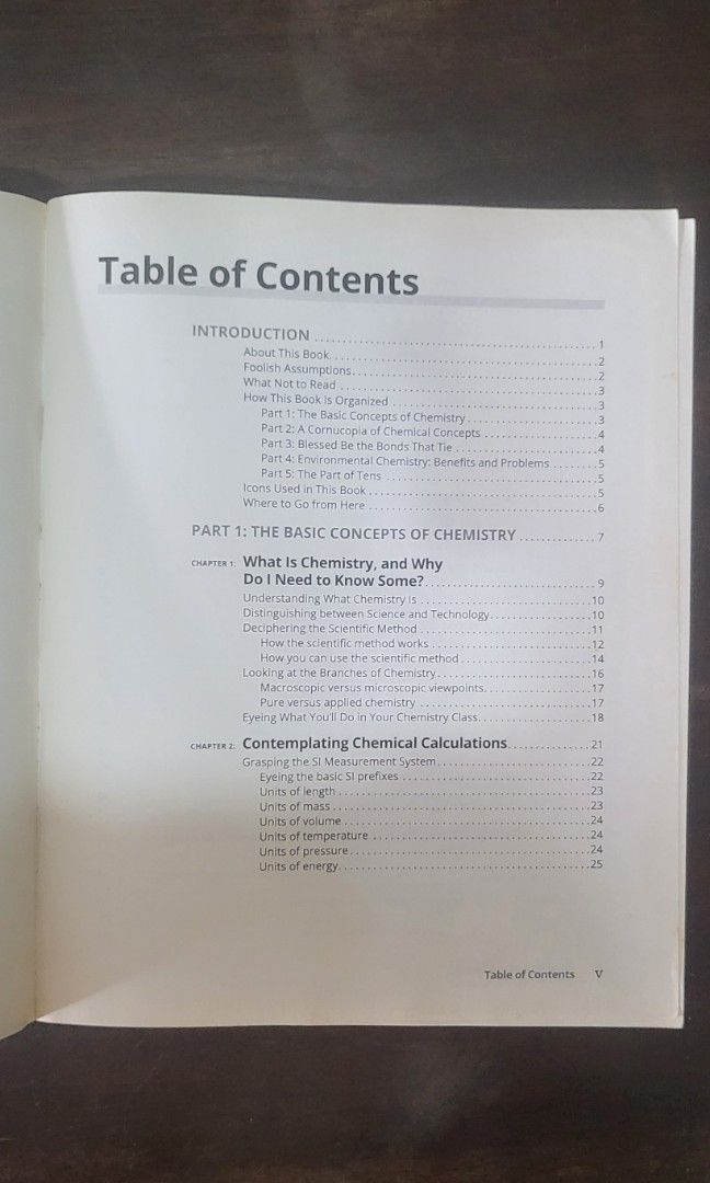Chemistry for Dummies (Official, Preloved) (Category: Textbooks) located in Quezon City. Submitted by kathsstuff (Listing ID 1324570753, Image 3). Description: NOTE: 4 out of 5 Parts of the 'Table of Contents' are in the images above. DM me for complete 'Table of Contents' for your reference. Payment of Books: 1️⃣ Book payment thru Gcash, Bank QR or other preferred online payment. 2️⃣ Meet up or Delivery (to be booked by the buyer) OBSERVED ISSUE