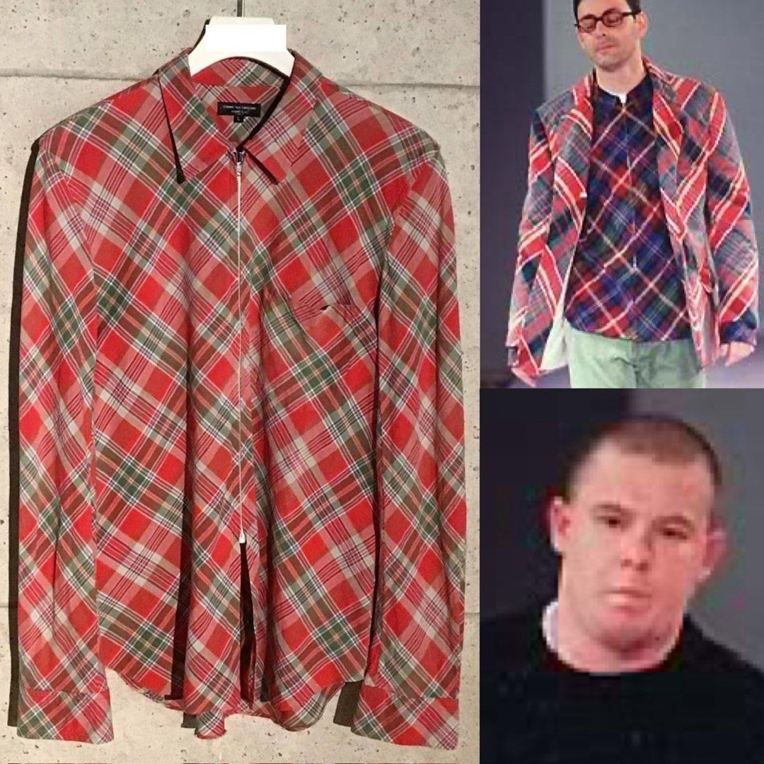 Comme des Garcons Homme Plus magic of bias shirt jacket AW97 Alexander McQueen