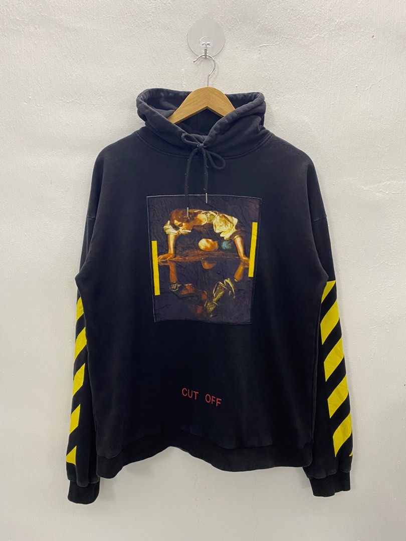 Off white hoodie cut off online