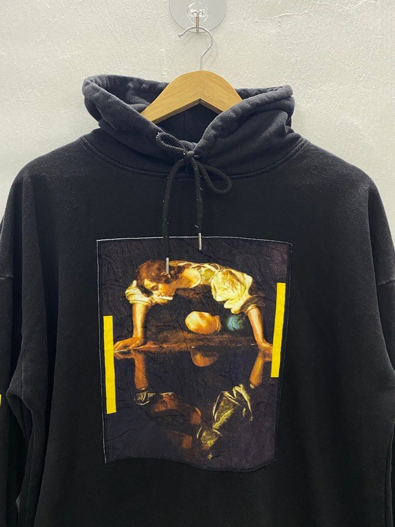 Cut Off Off White Parody Pullover Hoodie Men s Fashion Tops Sets Hoodies on Carousell
