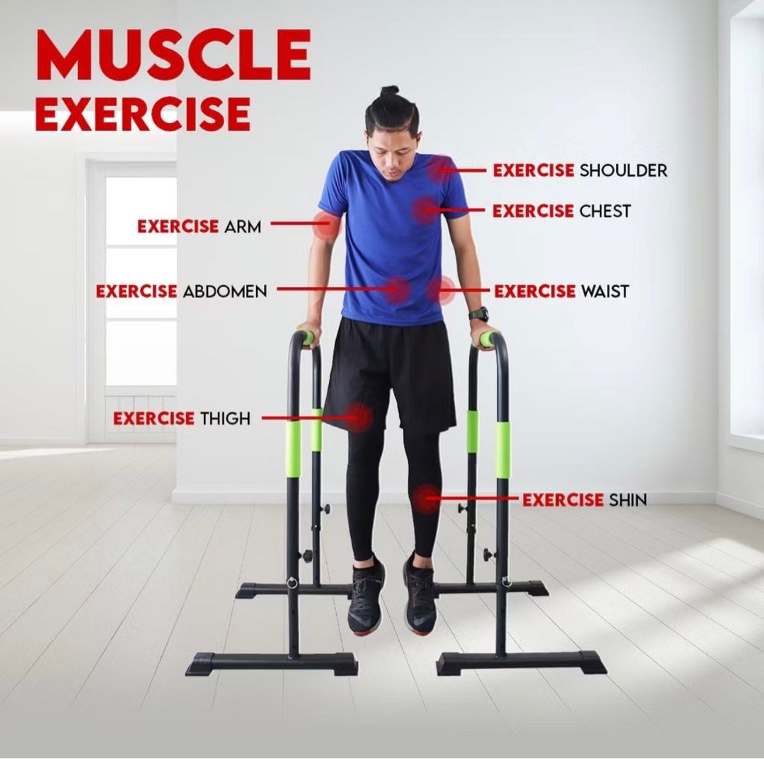 Dip Bar Vigor, Sports Equipment, Exercise & Fitness, Cardio & Fitness