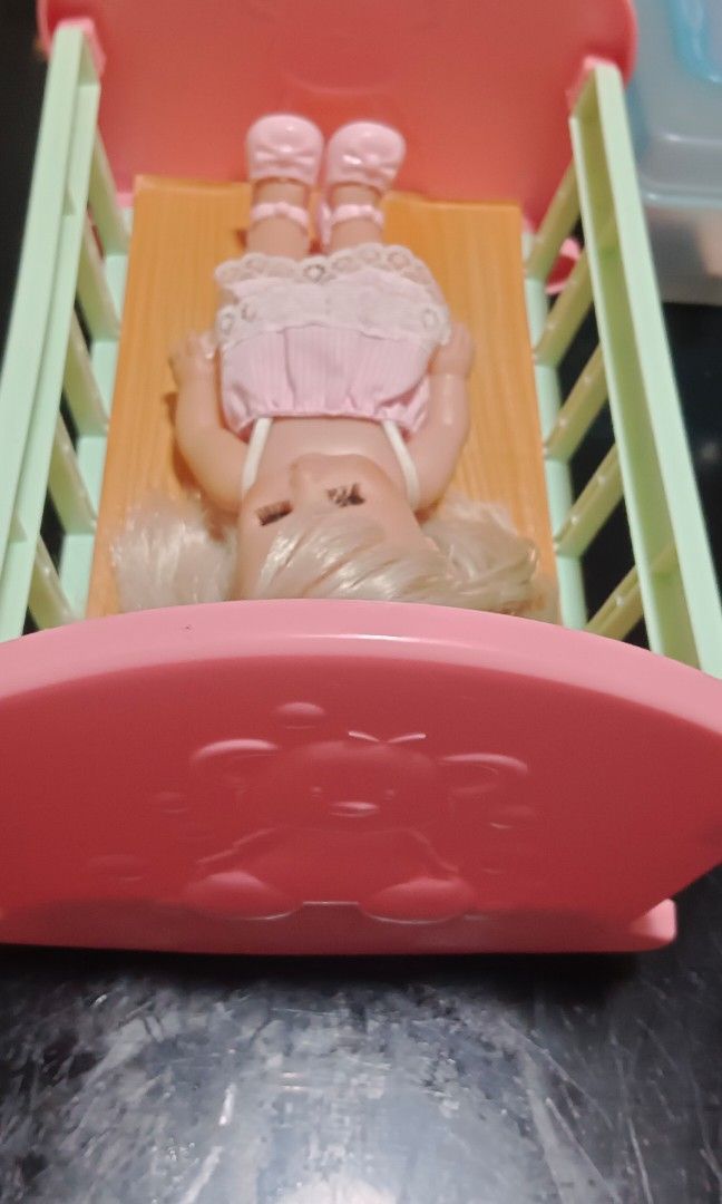 Doll rocking crib( doll not included) (Category: Cots & Cribs) located in Las Pinas. Submitted by littlejian (Listing ID 1324604032, Image 2). Description: Preloved ricking crib good for 9 to 10 inches doll.