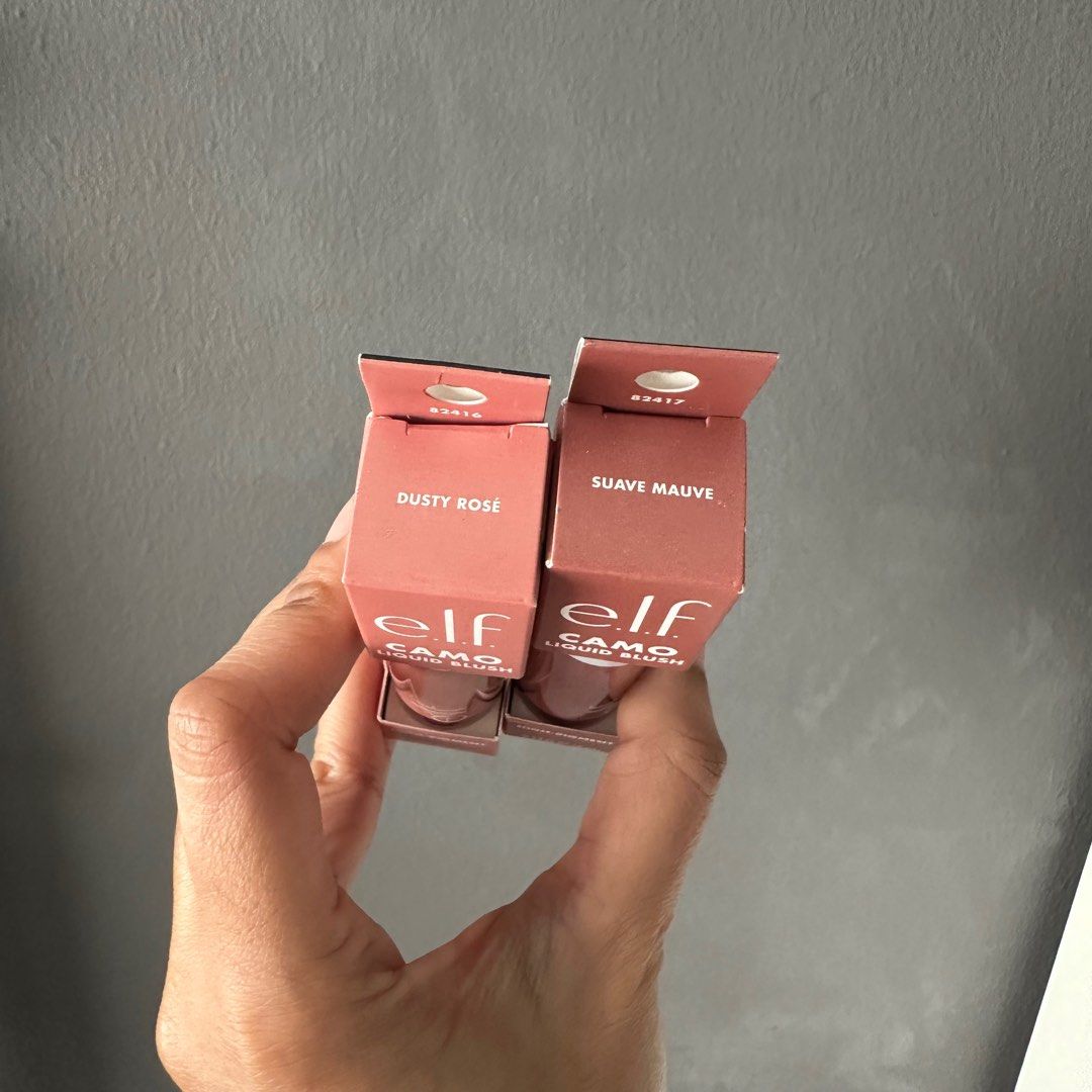 ELF Cosmetics Camo Liquid Blush - Dusty Ros & Suave Mauve, Beauty &  Personal Care, Face, Makeup Products on Carousell