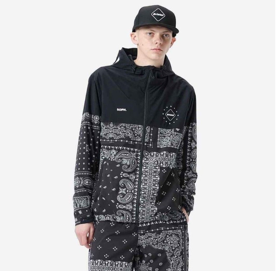 ジャケット・アウター F.C.R.B BANDANA TRAINING JACKET F.C.Real Bristol for Kids（エフシーレアルブリストルフォーキッズ