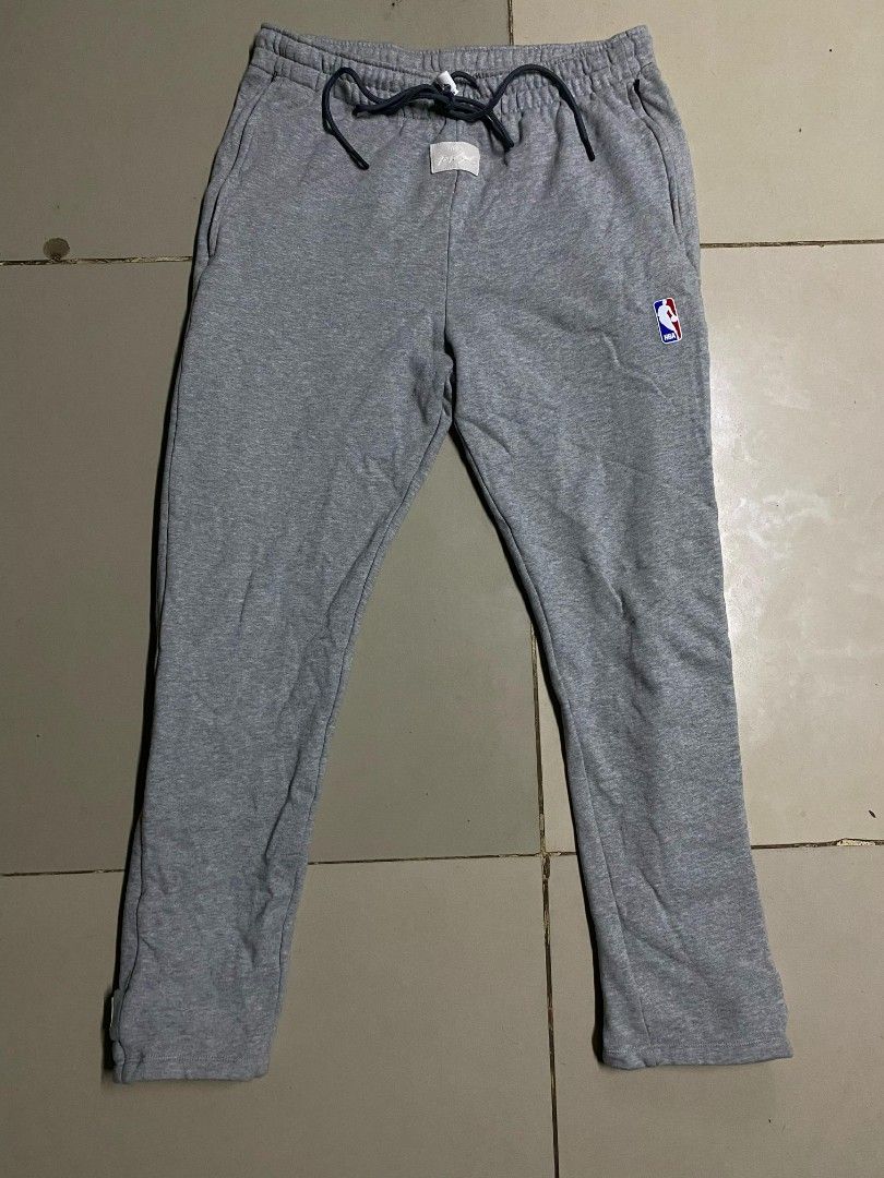 Fear of God x Nike NBA LEGIT Tear Away Pants Grey Men s Fashion Bottoms Joggers on Carousell
