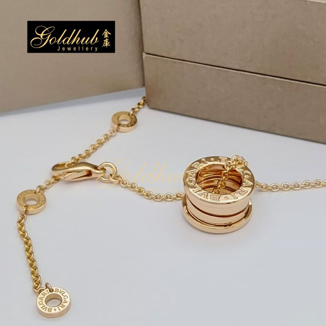 Full set] Bvlgari Necklace in Rose Gold 45cm