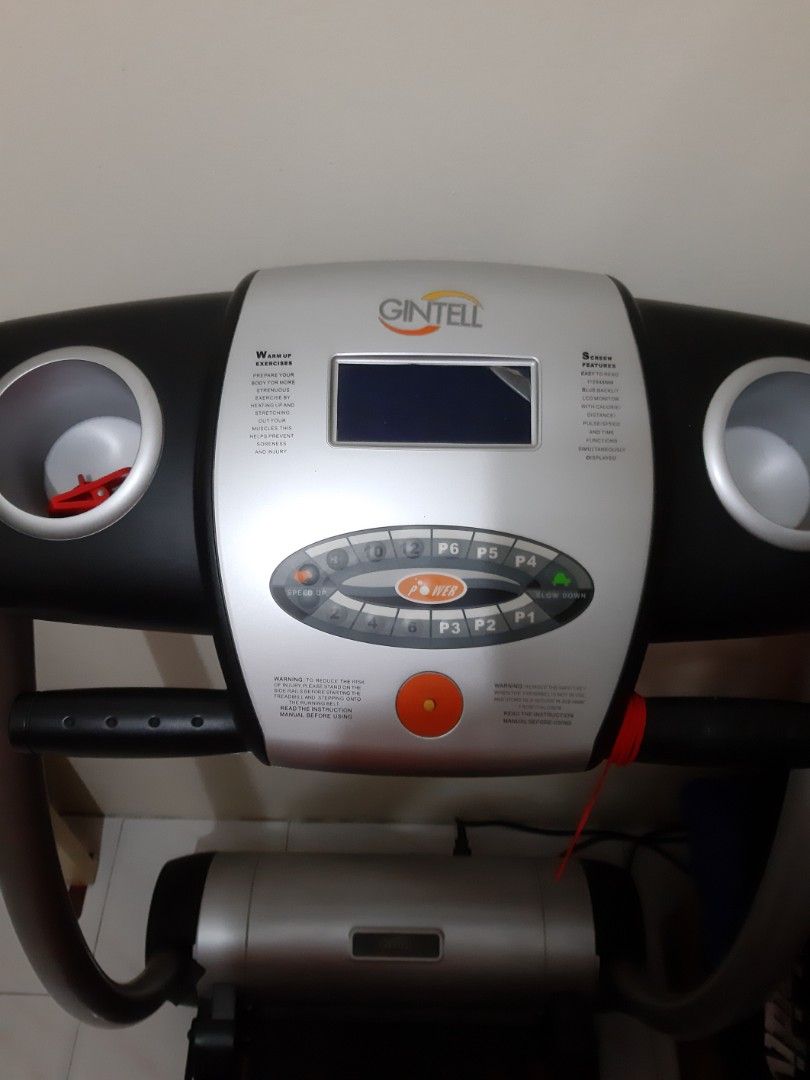 Gintell treadmill for exercising to keep fit Sports Equipment Exercise Fitness Cardio Fitness Machines on Carousell
