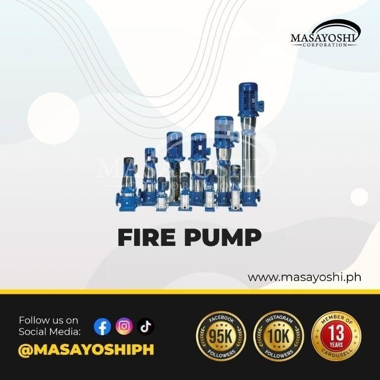 Goulds Vertical In Line MultiStage Centrifugal Fire Pump 92SV03/2G