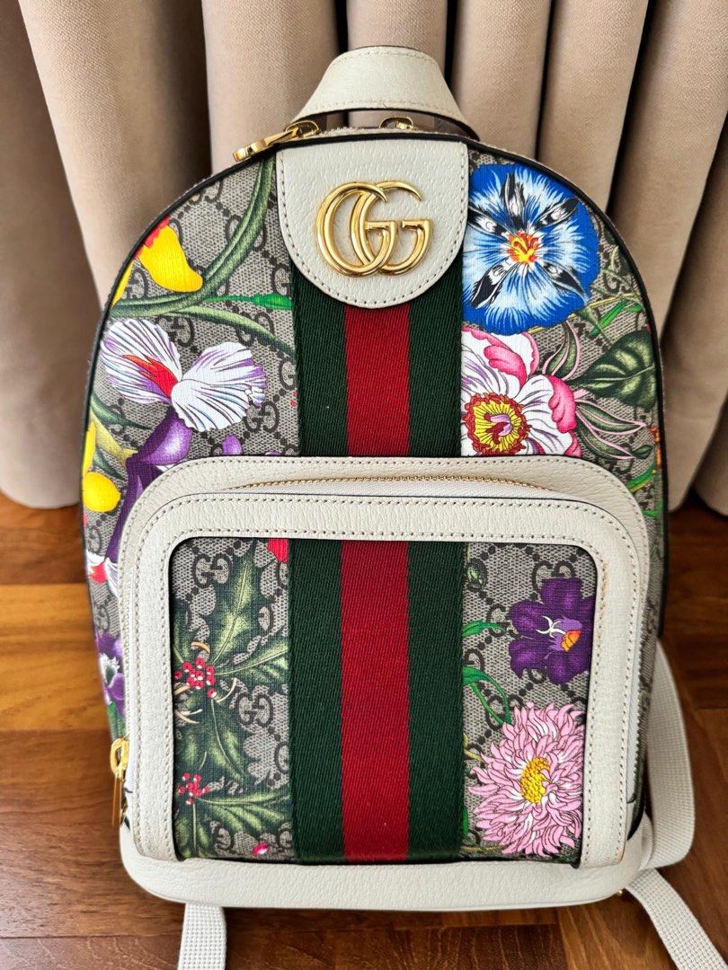 Gucci ophidia flora backpack best sale