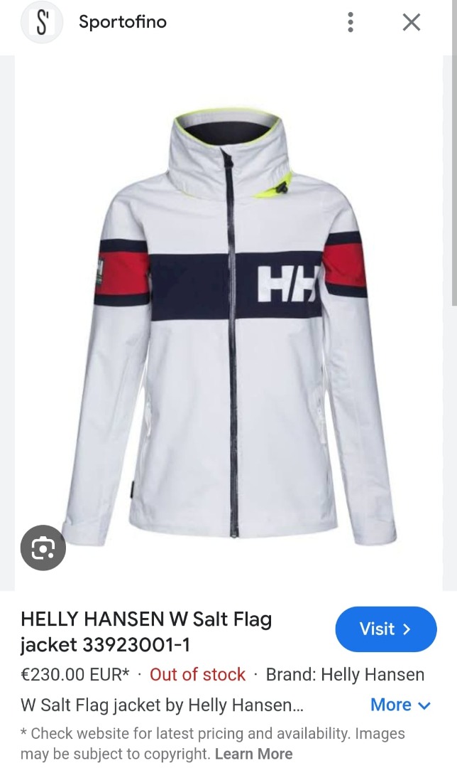 W salt flag jacket on sale