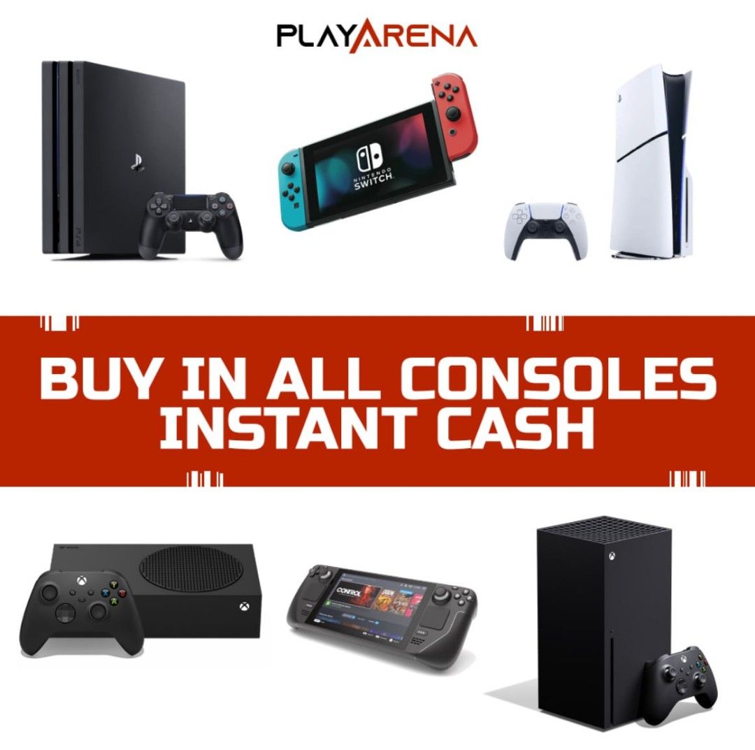 *HIGHEST BUY TRADE IN * Gaming consoles ps5 PS4 playstation 5 Nintendo  switch steam deck OLED Zelda mario MSI claw Rog ally switch oled lenovo  legion 