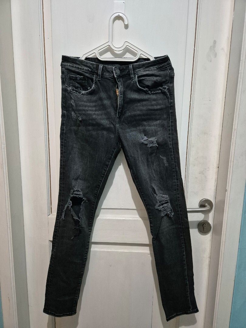 H M JEANS FOR WOMAN SIZE 31 TYPE SKINNY HIGH WAIST MADE IN BANGLADESH SWEDEN BRAND Fesyen Wanita Pakaian Wanita Bawahan di Carousell