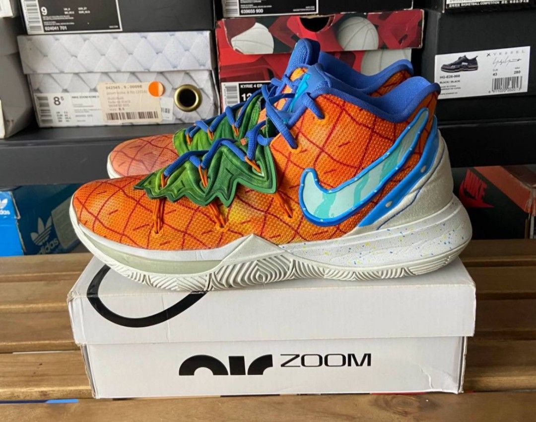 Kyrie 5 SpongeBob Men s Fashion Footwear Sneakers on Carousell