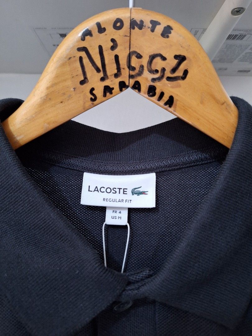Lacoste rubber logo deals