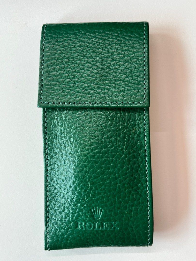 Rolex green pouch store