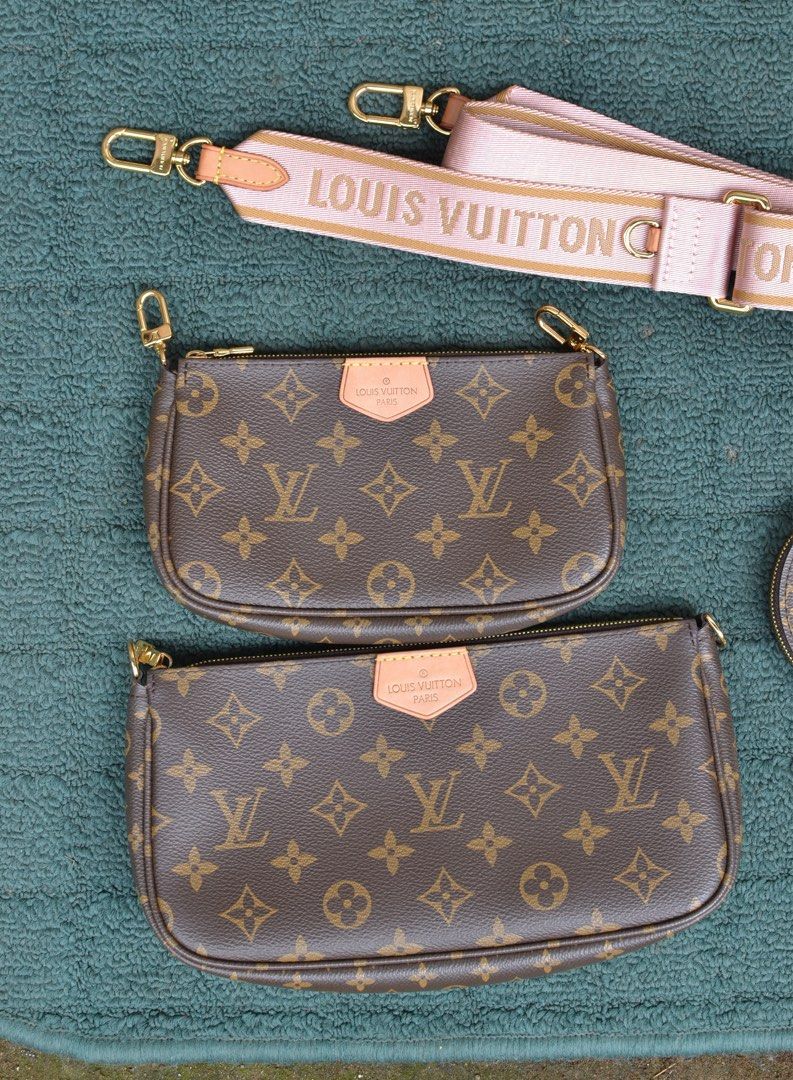 Louis Vuitton multi Pochette PINK very pretty (Category: Luxury Bags & Wallets) located in Lugus. Submitted by itsluxurythings (Listing ID 1324685452, Image 2). Description: ⁉️Pls read Carefully⁉️ 🥰Louis Vuitton Multi Pochette Pink, this is super pretty sa personal galing Japan ito. NO inclusions just only a Bags piro pag pa Ship ko naka own Box ito para hindi ma damage yung loob… PM for faster transactions🥰 ✅Last price 13,000 pesos free shippi
