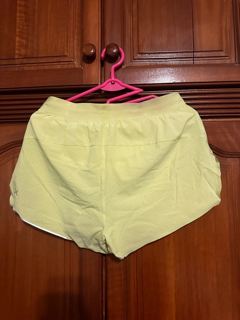 Yellow lululemon shorts discount