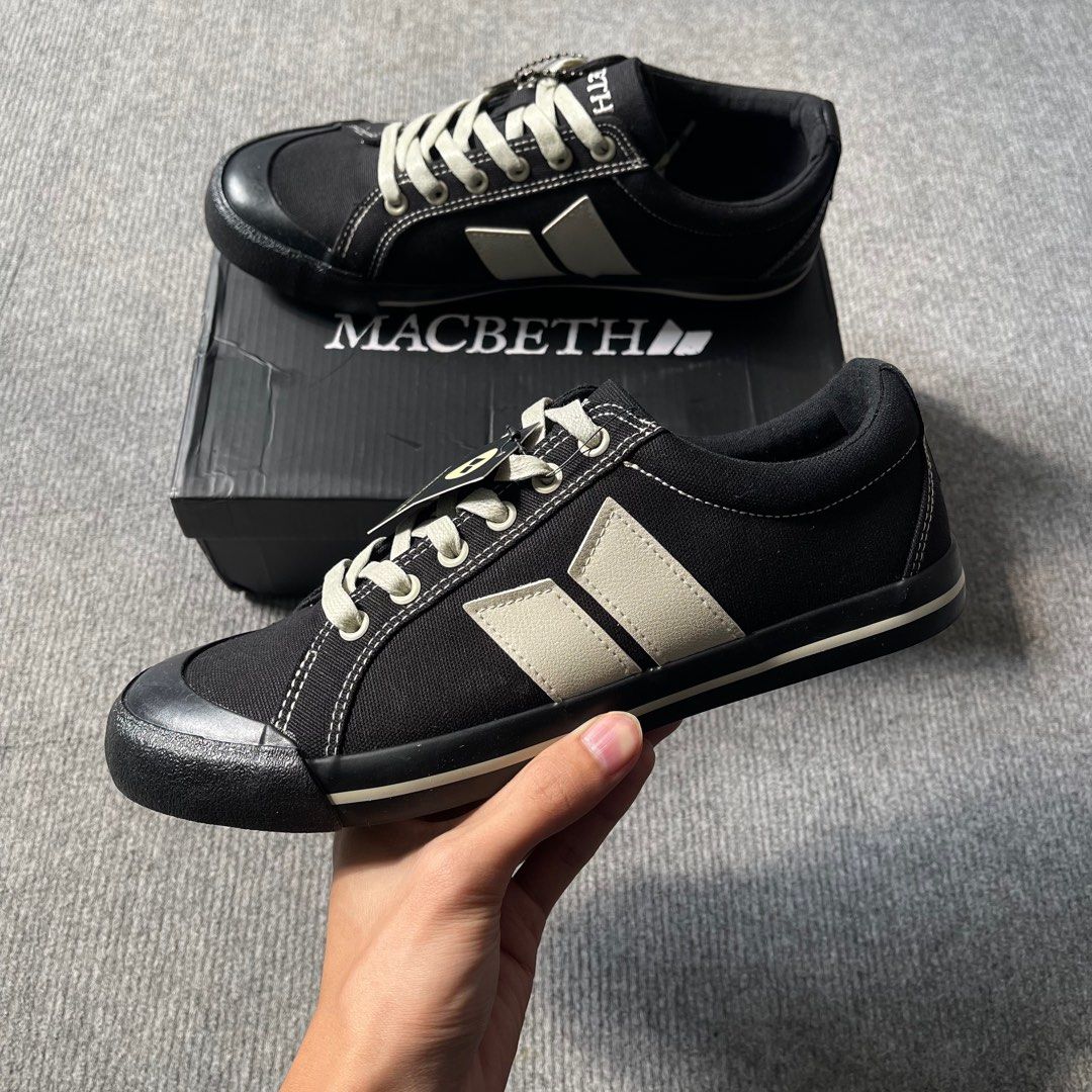 Macbeth Eliot Black Cement Men s Fashion Footwear Sneakers on Carousell