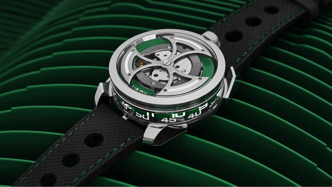 Mb&f M.A.D 1 Clover Green (MAD 1) Brand New (Category: Watches) located in Singapore. Submitted by dongdonghi (Listing ID 1324661268, Image 1). Description: Mb&f M.A.D 1 Clover Green (MAD 1) Brand new, full set .