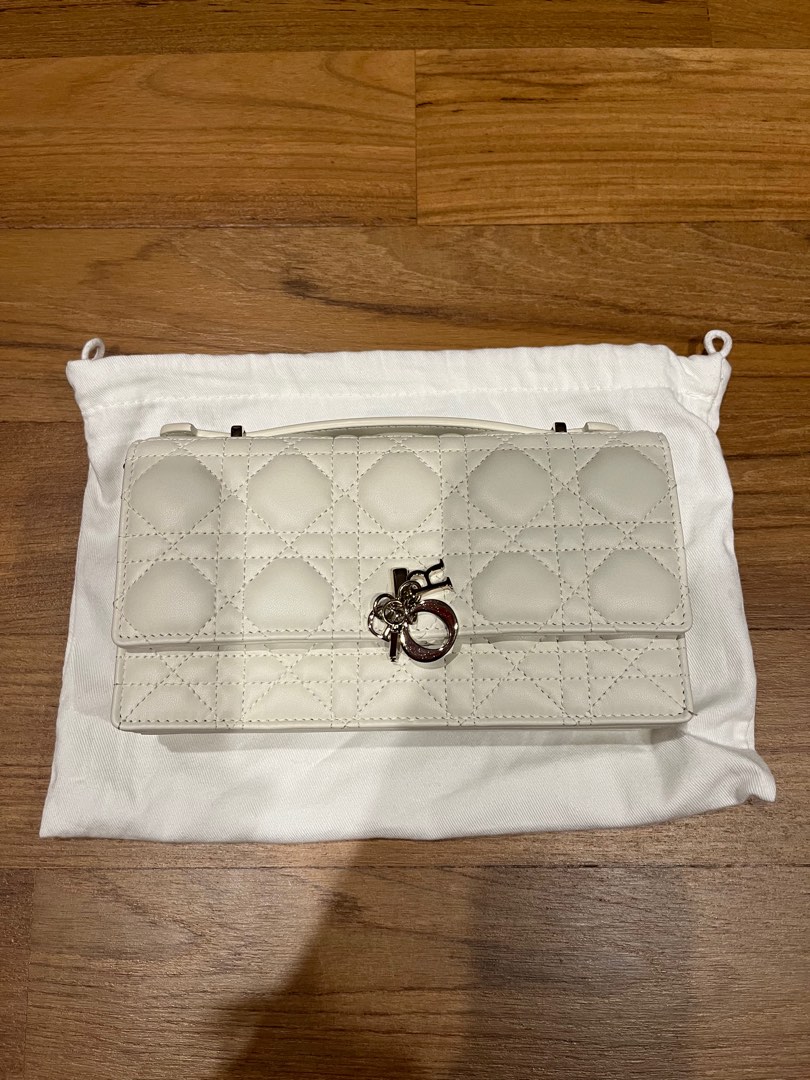 my dior mini bag white crossbody woc , Luxury, Bags & Wallets on