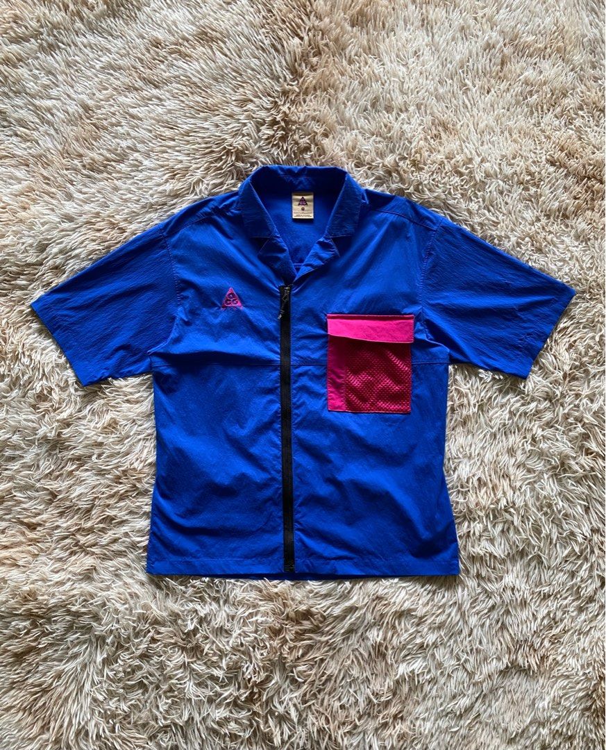 Nike ACG Nylon Zipper Shirt Jacket Men s Fashion Tops Sets Tshirts Polo Shirts on Carousell