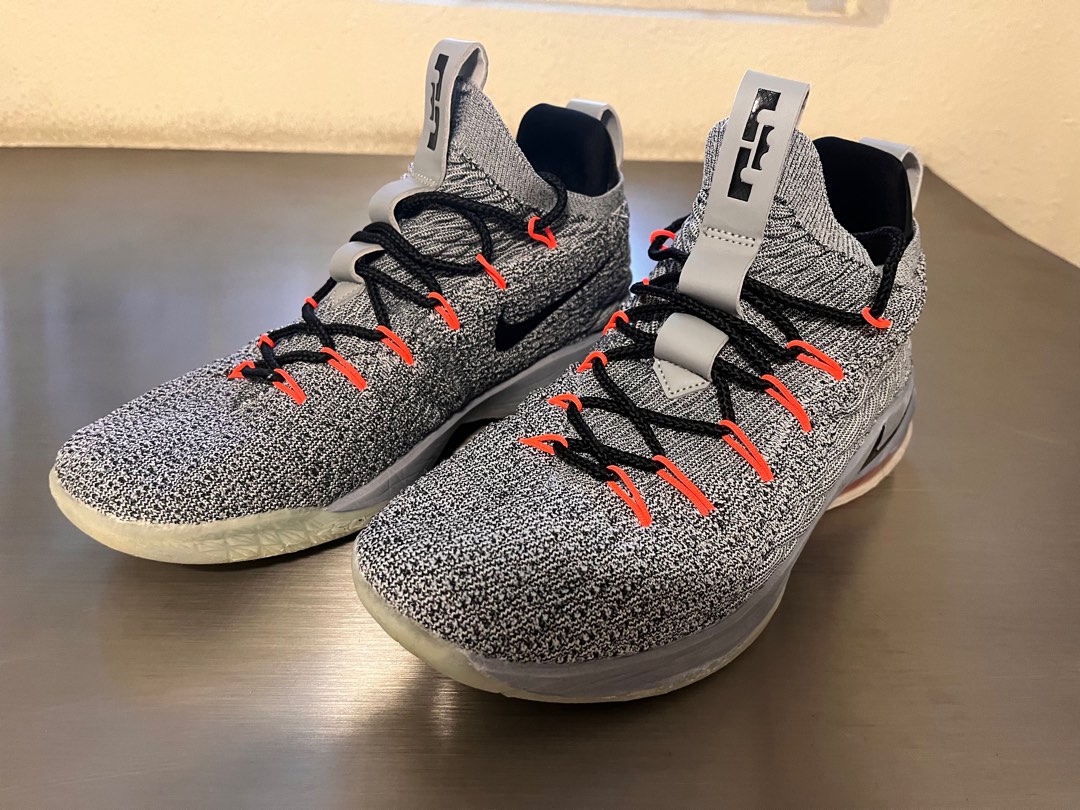 Nike LeBron 15 Low White Metallic Silver Carousell