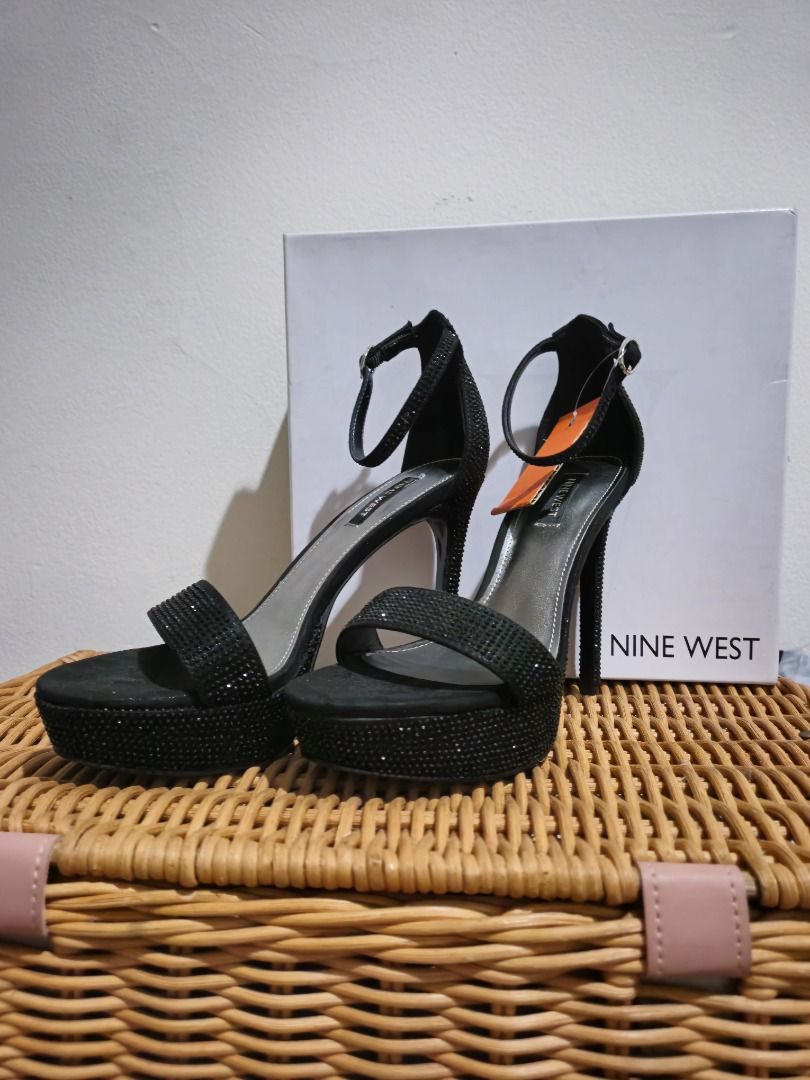 NINE WEST EDYN ANKLE STRAP Fesyen Wanita Sepatu di Carousell