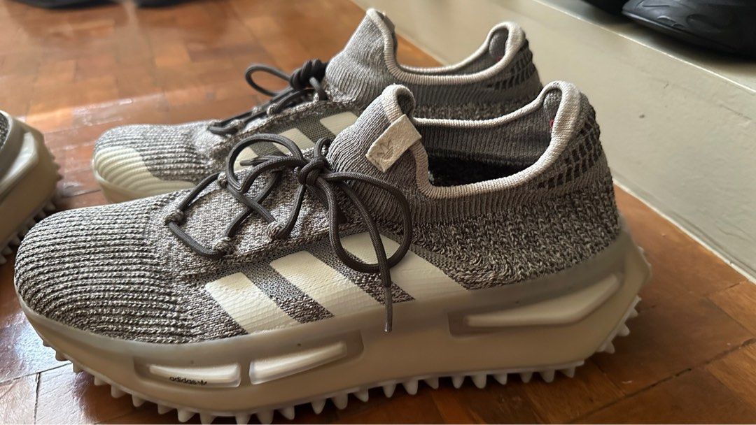 adidas gazelle silver green womens Shop Beige Womens adidas NMD S1 Lace Up Sneakers – Shoebacca main image 1