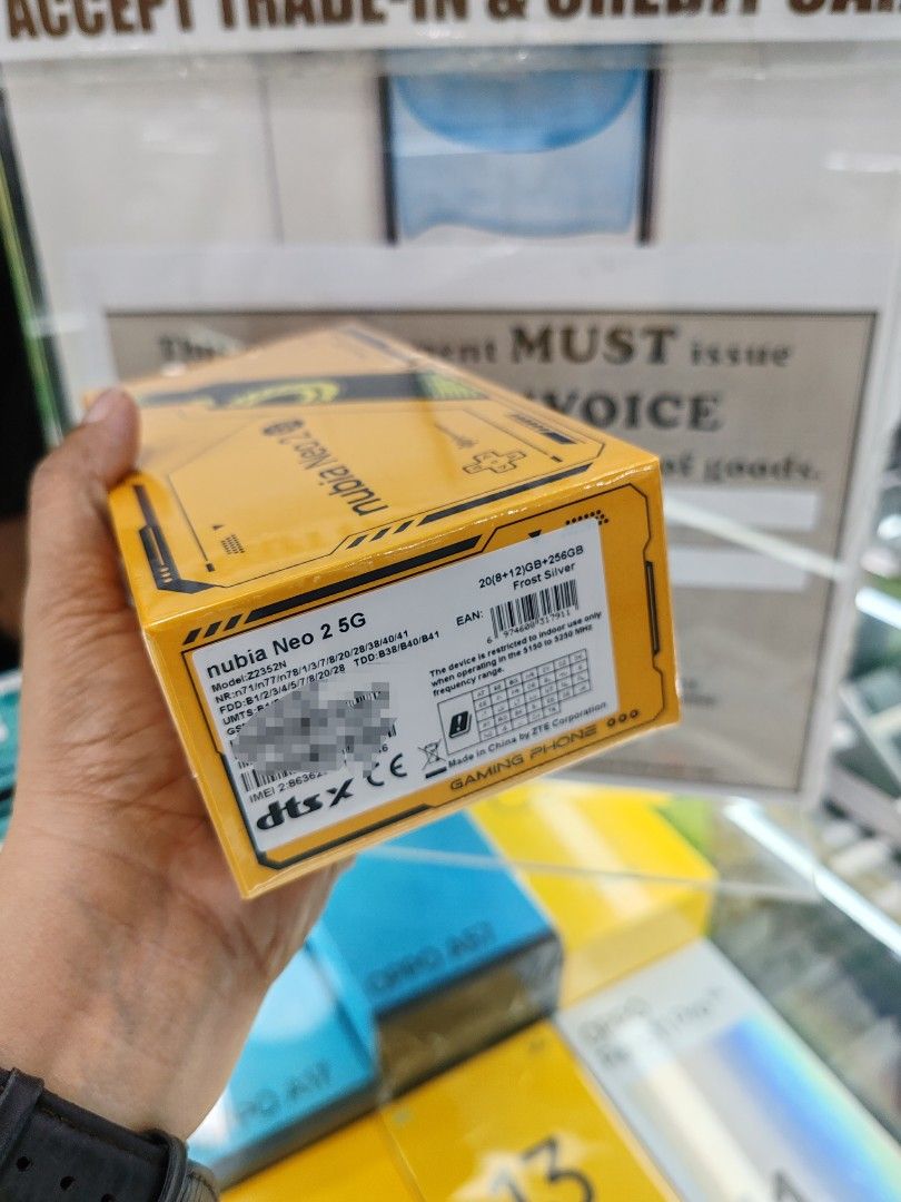 Nubia Neo 2 5g (Category: Android Others) located in Quezon City. Submitted by ronalynac40976 (Listing ID 1324624042, Image 2). Description: Nubia Neo 2 5g Brandnew /Sealed /Openline 8+12ram 256rom pick up store in greenhills shopping center We Accept creditcard +% We accpet ggives & spaylater +% dm or call for fast transaction 09425544556/09279500069 Located @ Aquarium area stall# Y-40 look for rona.