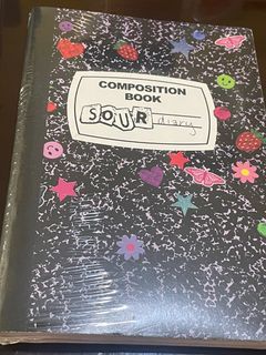 Olivia Rodrigo SOUR Diary Composition Book