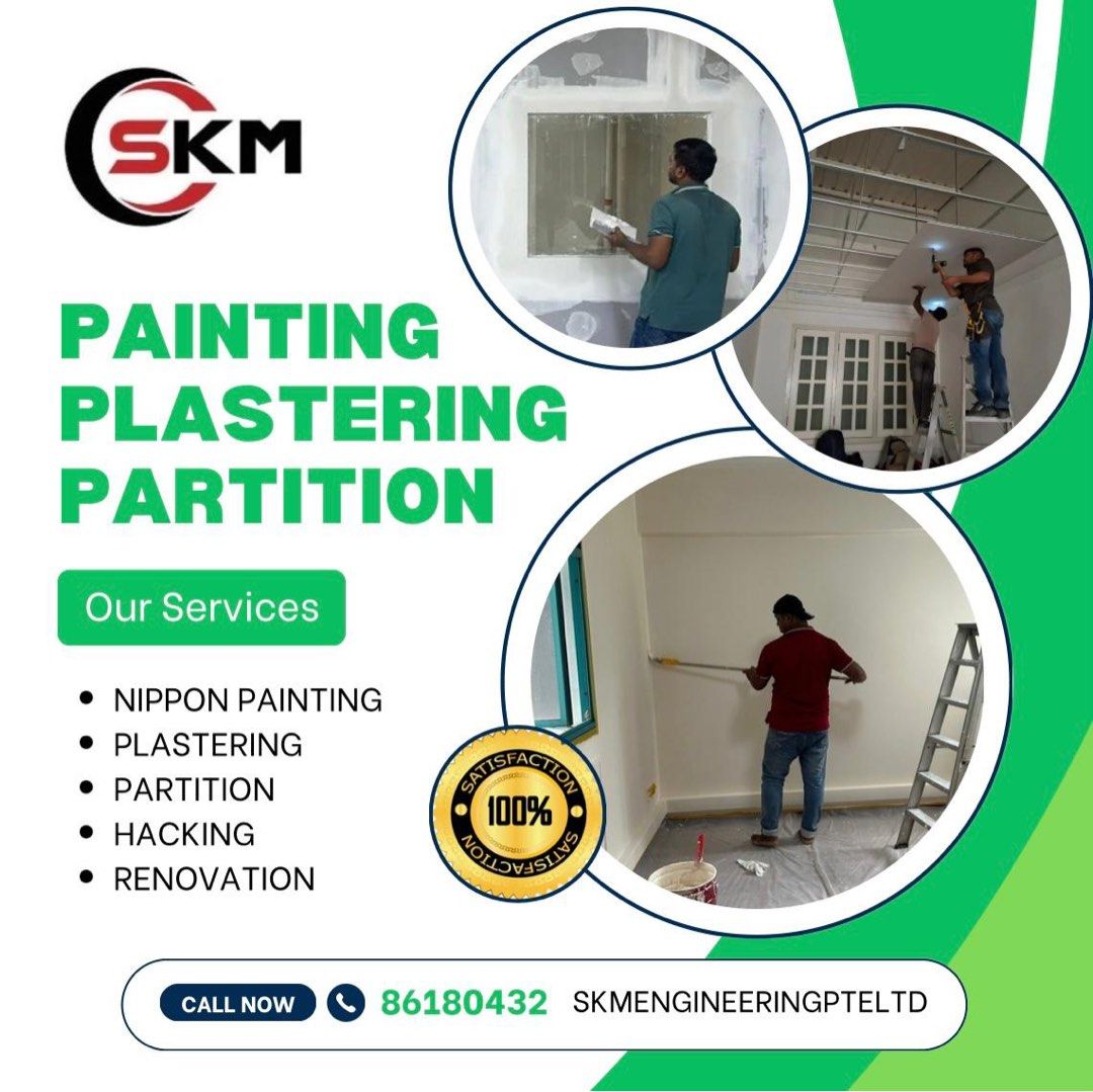 PAINTING / PARTITION / PLASTERING / BCA LICENSED, Home Services