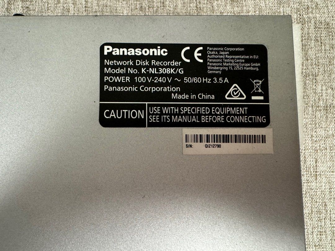 Panasonic K-NL308K DVR with camera (Category: Security Systems & CCTV Cameras) located in Quezon City. Submitted by newbieandoldie (Listing ID 1324657598, Image 3). Description: PANASONIC E-series 8-Channel DVR with 6 Camera(2MP) with Power Supply Please see actual picture. Selling low as cameras needs cleaning. No box. Selling as is. RFs : upgrade .