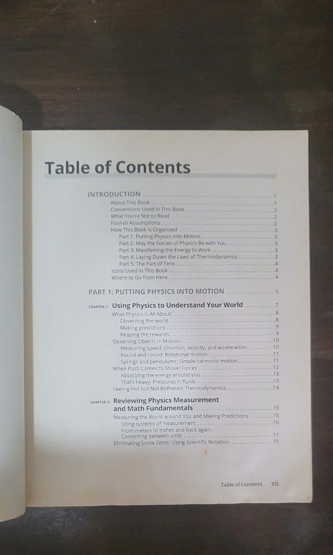 Physics 1 for Dummies (Official, Preloved) (Category: Textbooks) located in Quezon City. Submitted by kathsstuff (Listing ID 1324568032, Image 3). Description: NOTE: Complete 'Table of Contents' is in the images above for your reference. Payment of Books: 1️⃣ Book payment thru Gcash, Bank QR or other preferred online payment. 2️⃣ Meet up or Delivery (to be booked by the buyer) OBSERVED ISSUES OF THE BOOK: 🚩 Yellowing pages 👉 DM me if you need m