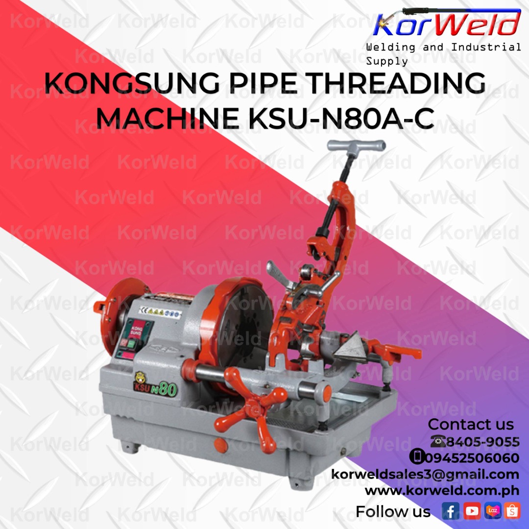 Pipe threading Machine KSU-N80A-C, Commercial & Industrial ...