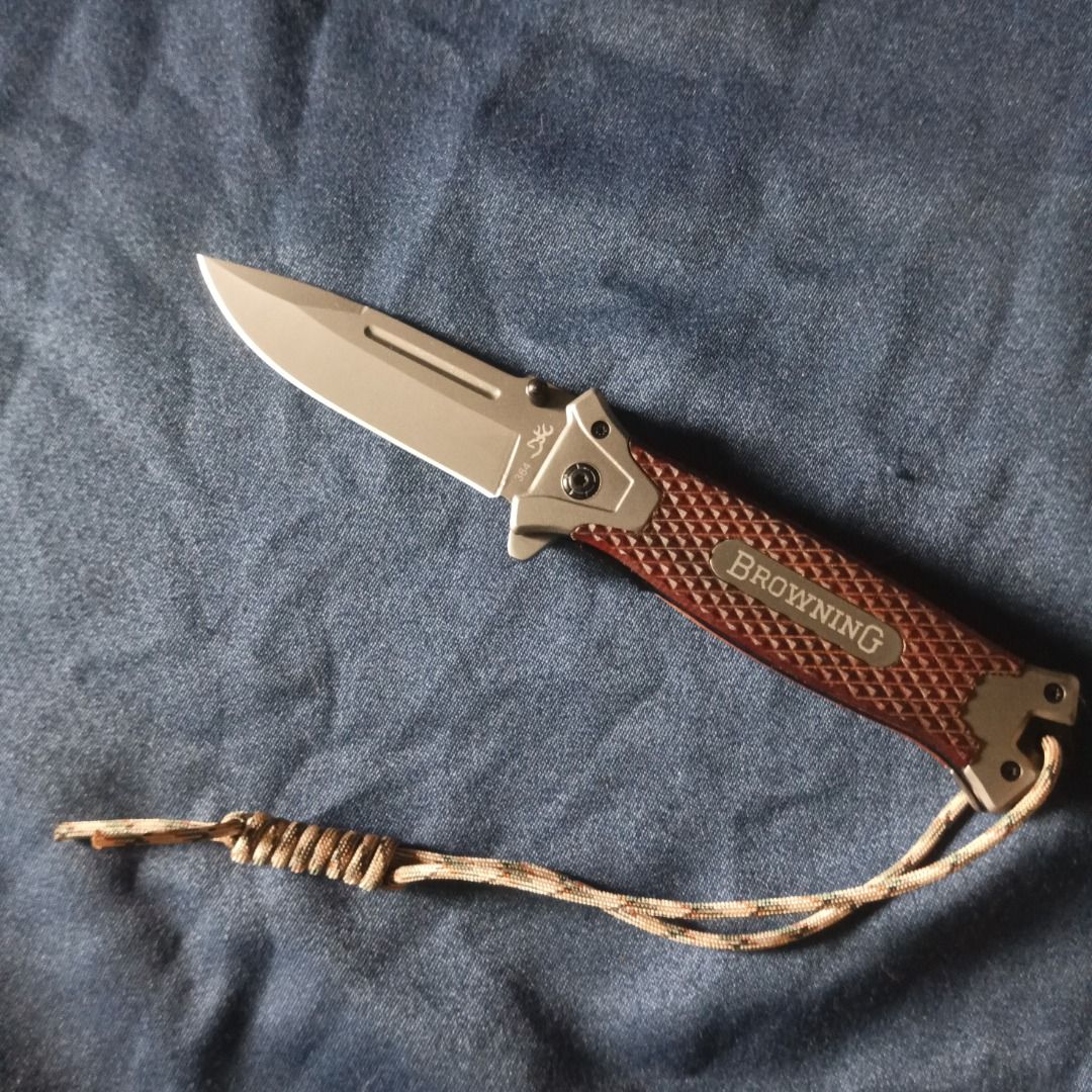 pocket knife folding knife edc blade fixed knife (Category: Hiking & Camping) located in Dasmarinas. Submitted by raf.raf1 (Listing ID 1267845645, Image 3). Description: gerber bear grylls ultra compact 1500php browning wood grip 1500php hunting/camping knife 2500php small pocket fixed knife 1500php .